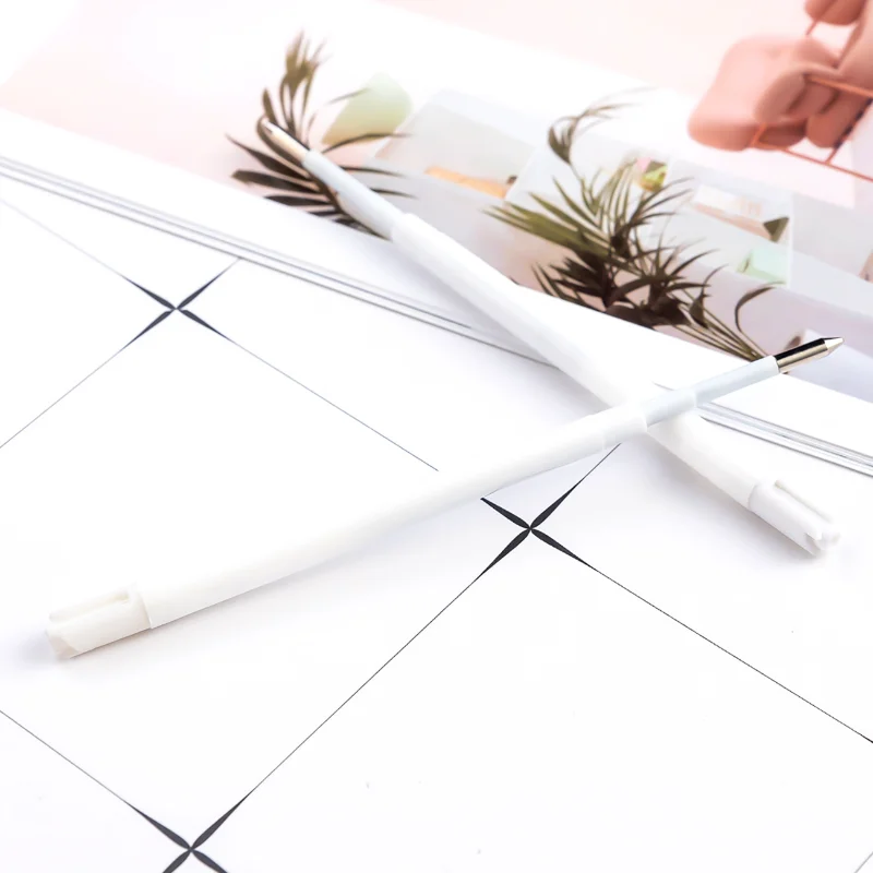 Recambio de bolígrafo, tinta azul y negra, 1,0mm, estándar europeo G2 para bolígrafos, varilla de repuesto de escritura suave, 10 Uds.