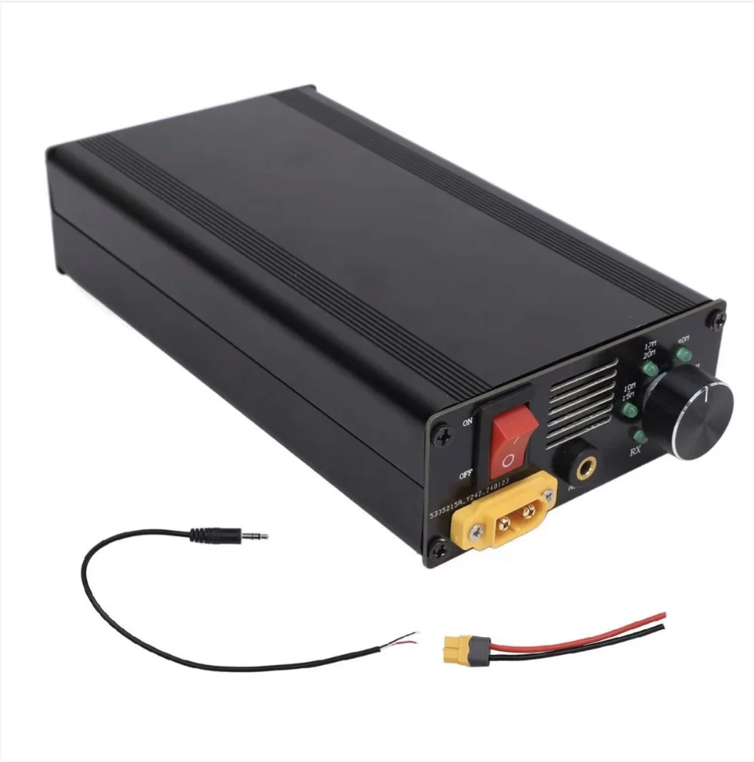 2MHz-30MHz 50W RF Power Amplifier  Shortwave Radio Power Amp with 4-level Low Pass Filter Support for ICOM/XIEGU Band Switch