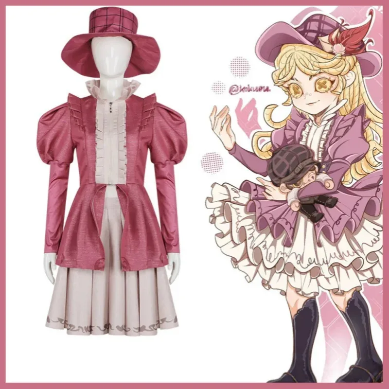 

Game Identity Ⅴmemory Little Girl Cosplay Costume Princess Dress Pink Lolita Skirt Hat Wig Woman Sexy Cute Birthda8;c'4,t;6.j'2;