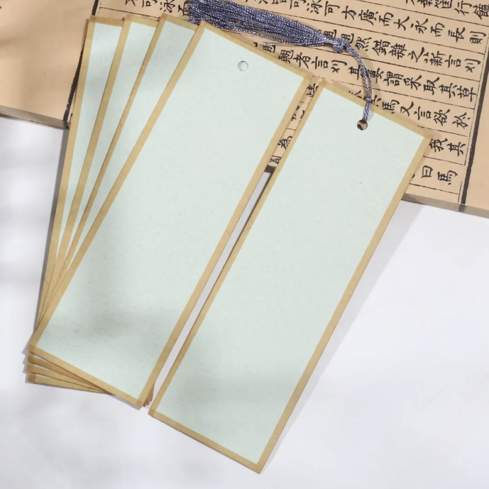 Customizable Paper Bookmark For Painting Drawing Calligraphy Practice Traditional Stationery Art Craft Gift Item
