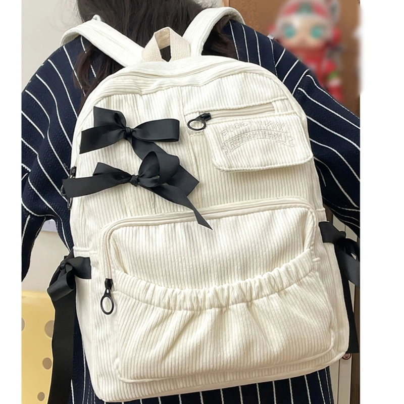 Ransel Busur Cantik Ransel Kapasitas Besar Ransel Sekolah Ransel Perjalanan