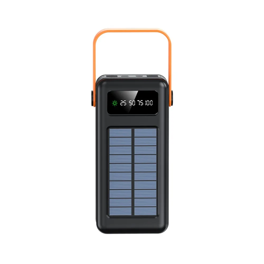 

Large Capacity 100000mAh Portable Charger Power Bank with Built-in Cable for Outdoor Camping Solar Power Bank Customizable