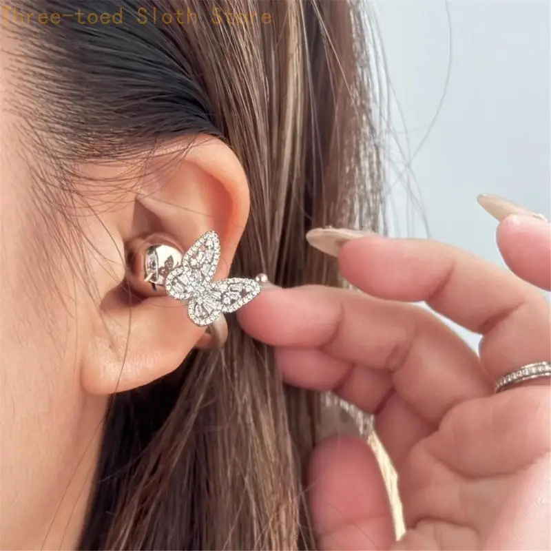 Personalisierte DIY Anpassbare Blings Ohr-Clip Zubehör Kopfhörer Ohrhörer Schmuck Clip Für Mädchen Geschenk E74A – Detail 10