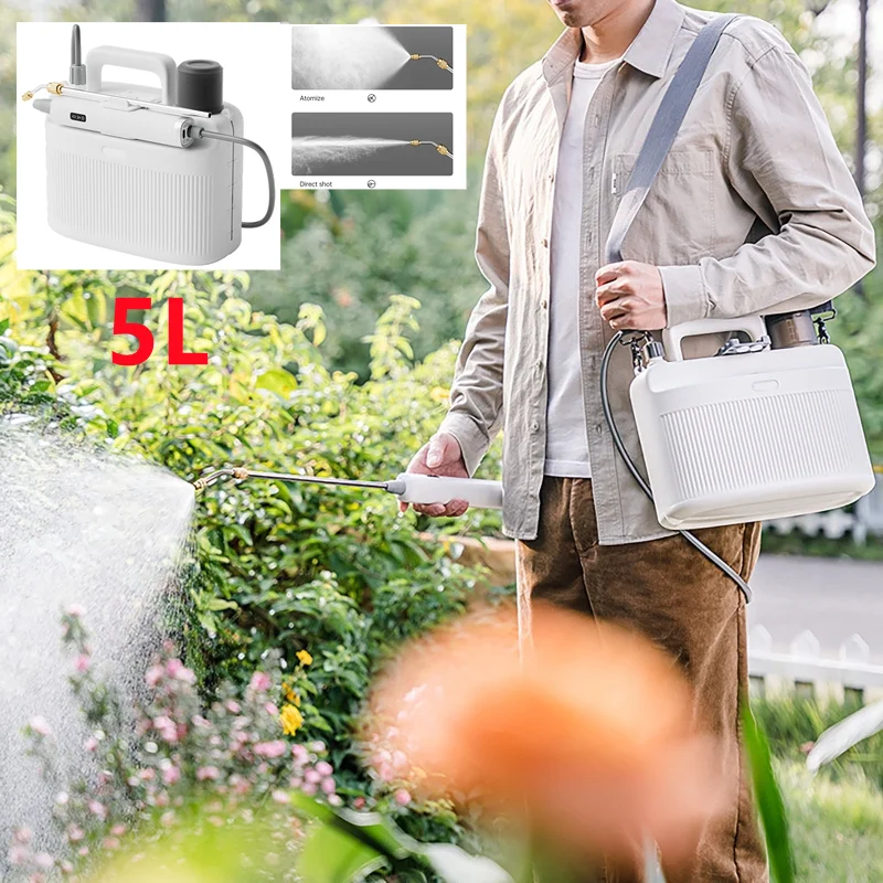 

5L Electric Sprayer Horticultural Pesticide Spray Pot Watering Flower Medicine Machine Mini Disinfection Spray Atomization Machi