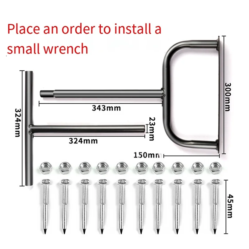 

A21Q -Manual Lawn Aerators Spike Metal Manual Dethatching Soil Aerating Lawn Tool For Yard, Lawn Aeration, Garden Tool Black