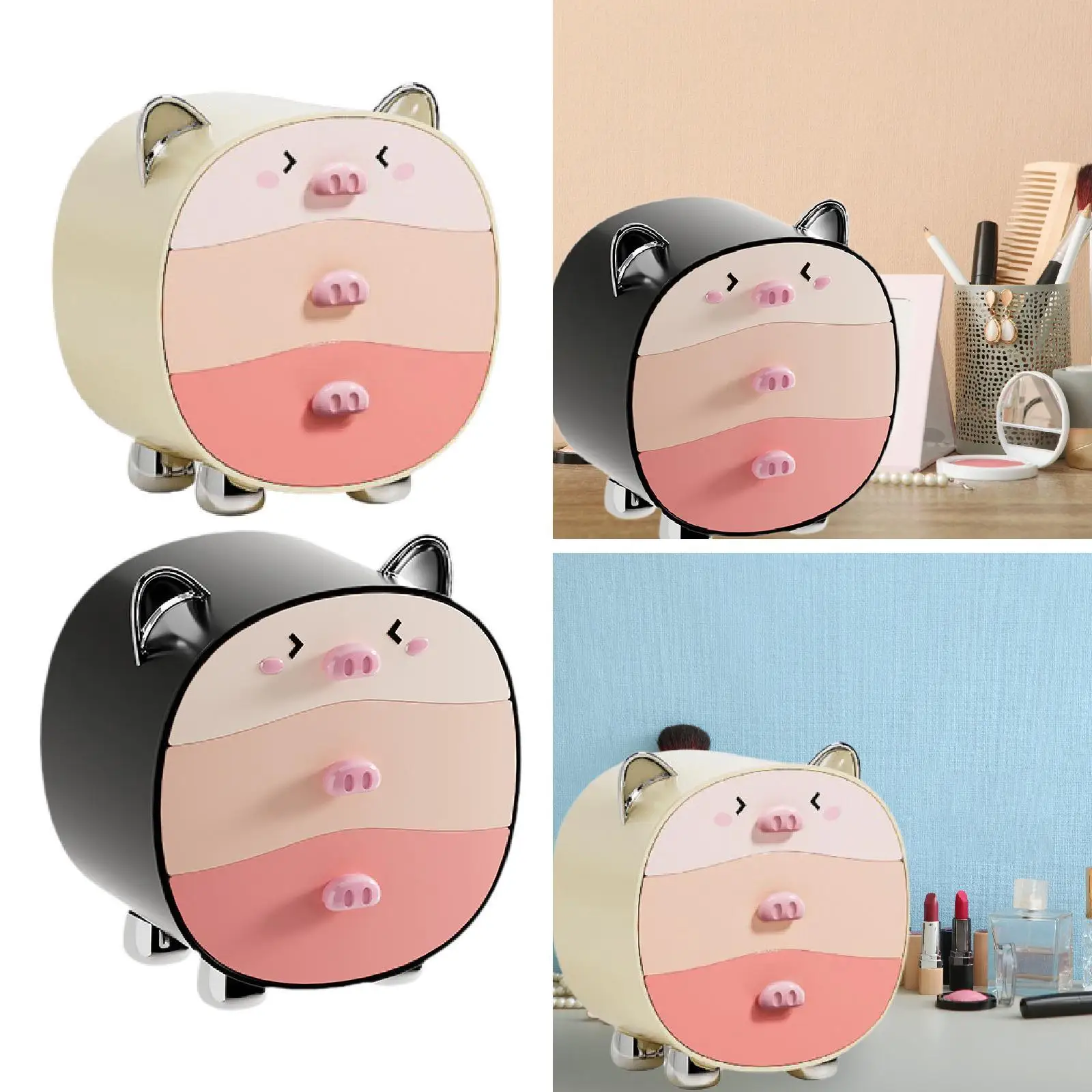 

Органайзер для макияжа Органайзер для ухода за кожей с ящиками Косметический дисплей большой емкости