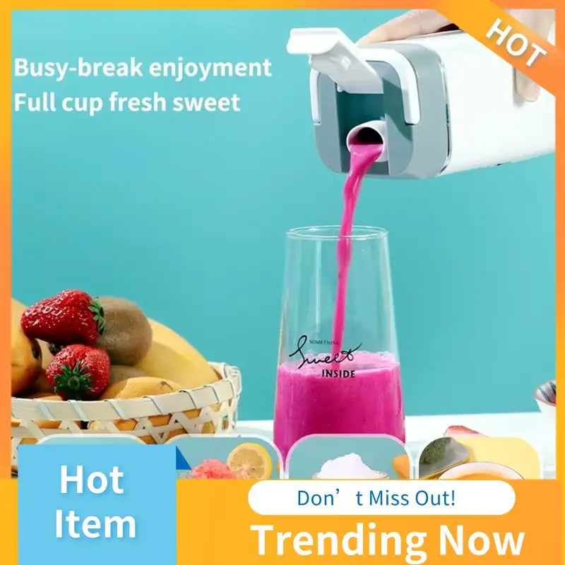 BBNV-Blender Listrik untuk Smoothie, Mesin Pembuat Jus Multifungsi, Desain Kompak untuk Perjalanan dan Penggunaan Rumah 420Ml B