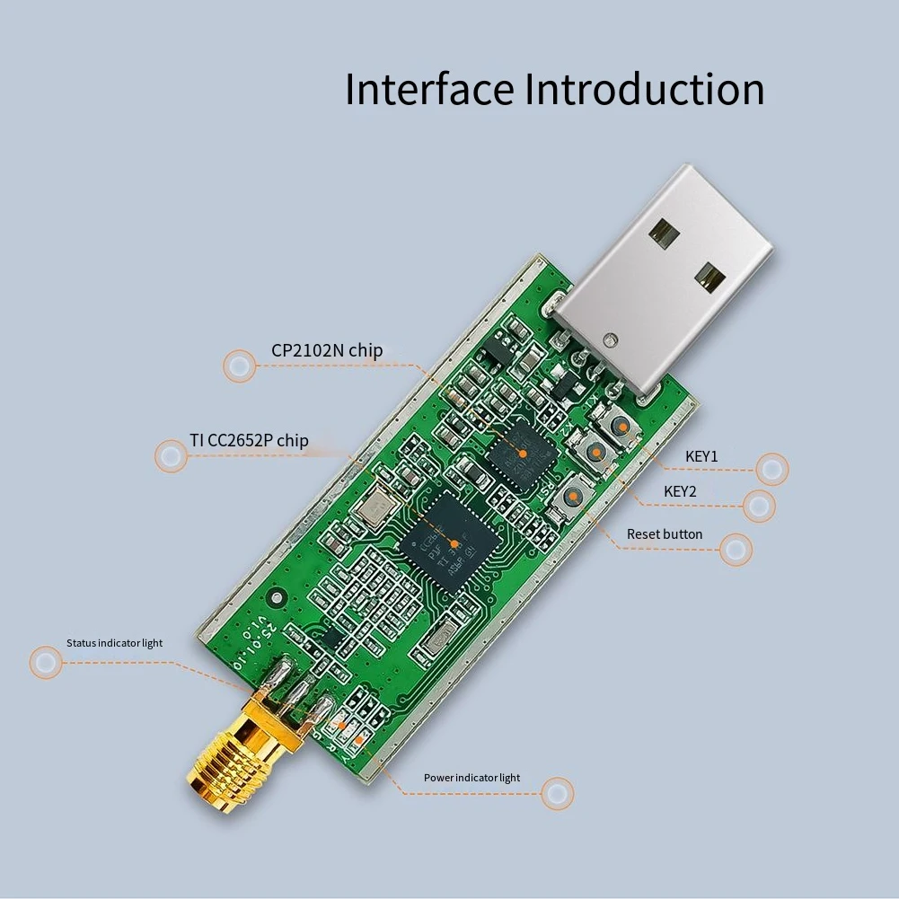 Smart For Gateways ZBDongle-E Bridge For Zigbees 3.0 Smart Homes Supports Zigbees Devices And Smart Home Gateways Analyzer