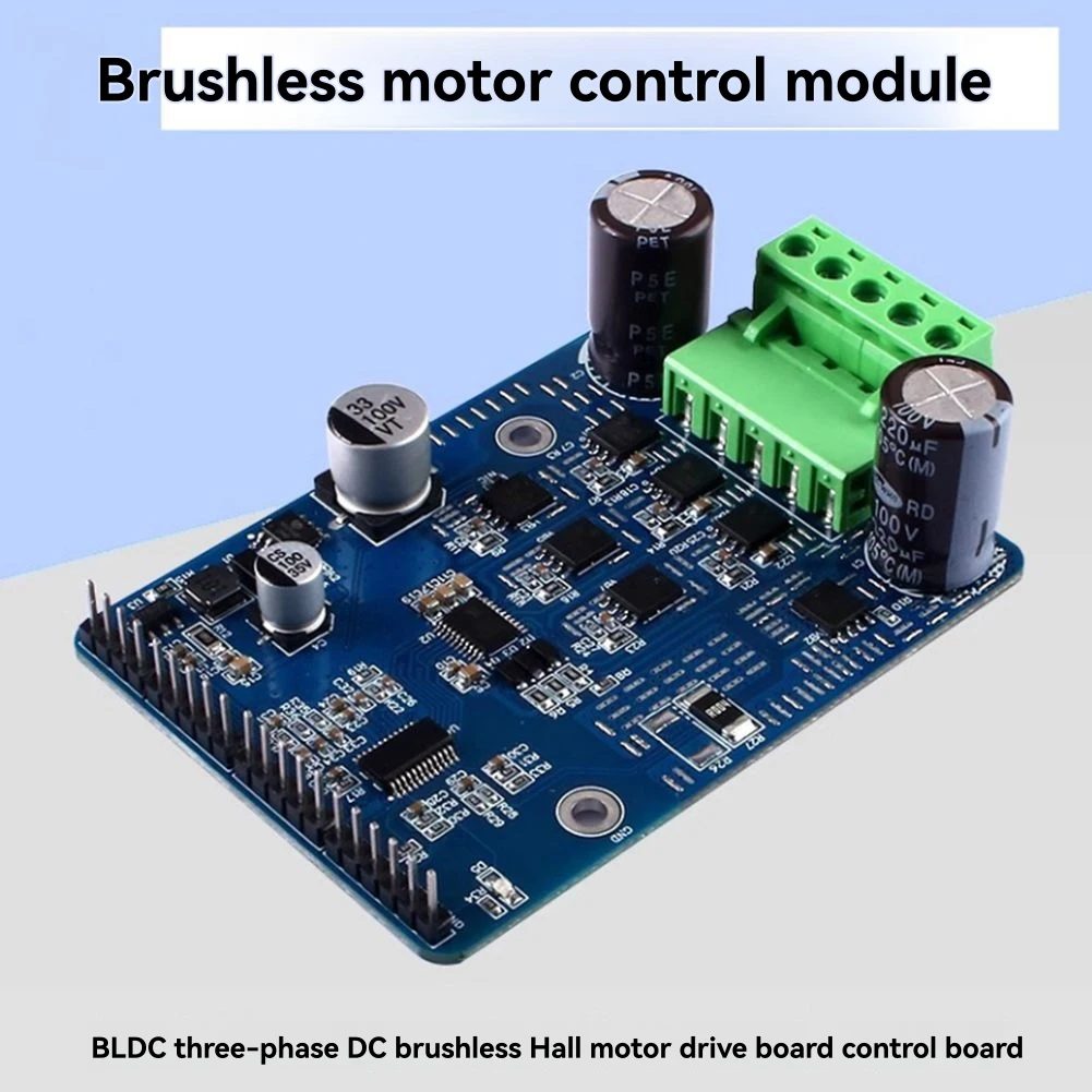 

BLDC Three Phase DC Brushless Motor Controller High Power 1600W Hall Motor Control Driver Board Motor Regulator