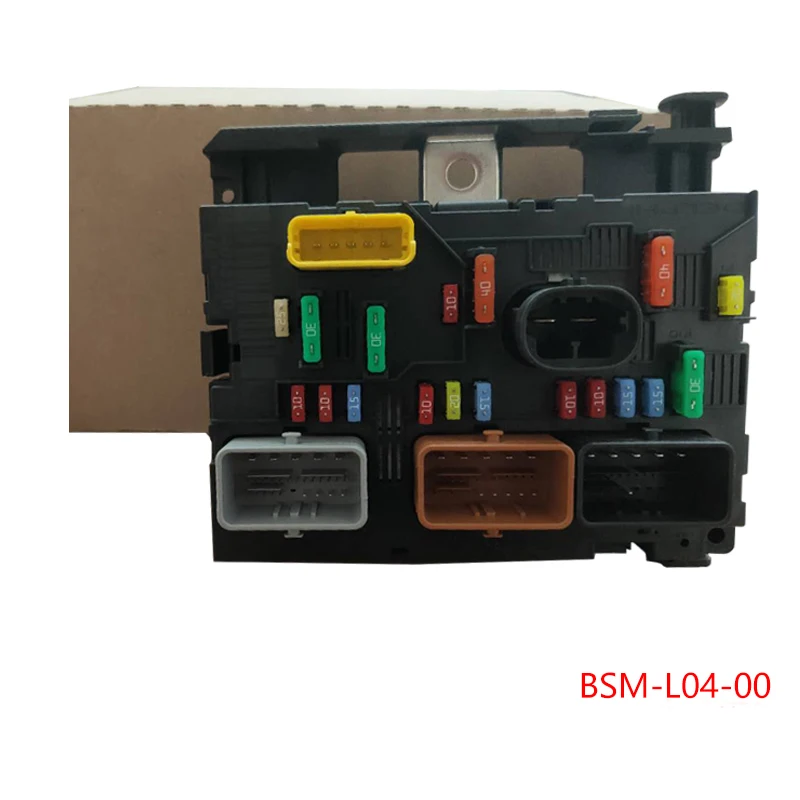 Used Genuine Fuse Box Control Unit Assembly BSM-LO4/L11 9661708280 6500FH For Peugeot 107 207 307 Citroen C4 C5