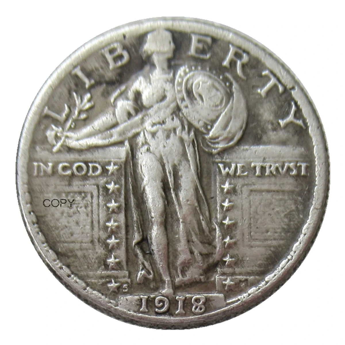 الولايات المتحدة 1916-1930 - P/D/S 35 قطعة عملة نسخة مطلية بالفضة