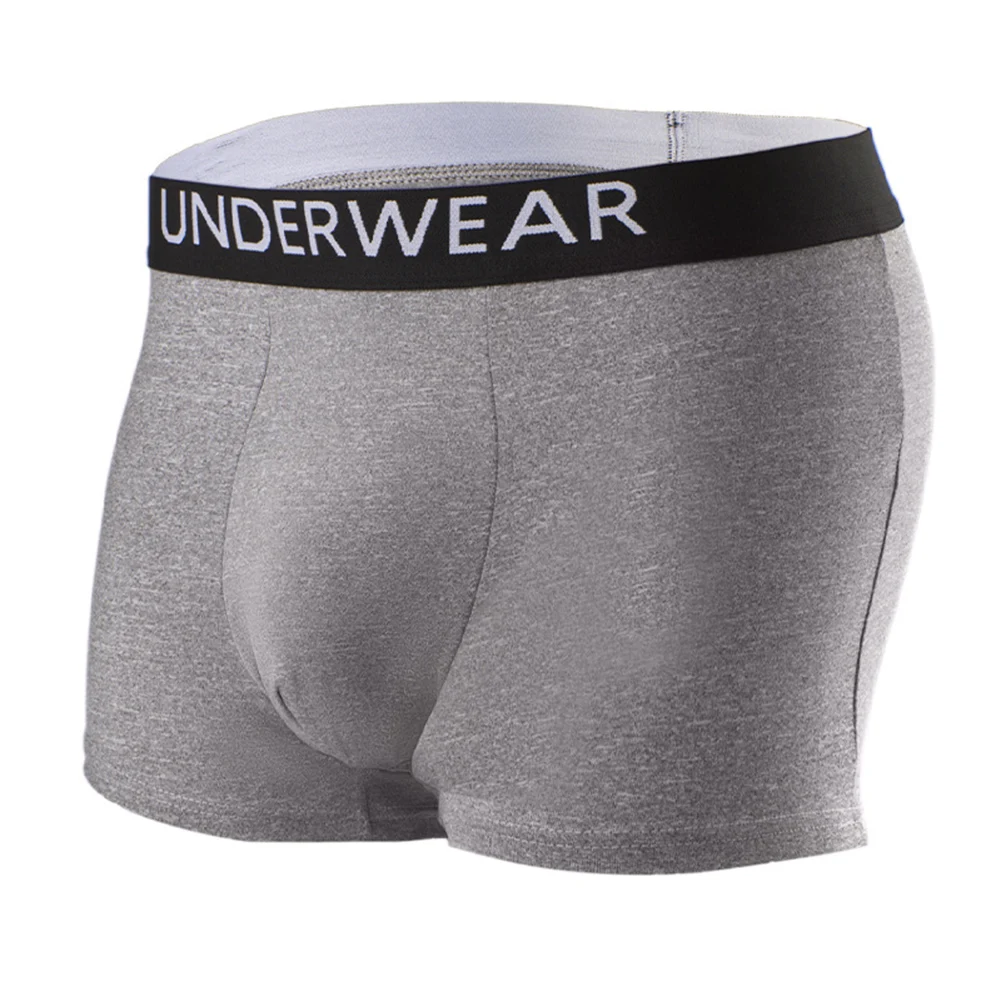 Men Solid Soft Elastic Briefs Boxer Shorts Underwear Sexy Accessories Sports Breathable Lingeries For Man Comfort Men's Panties