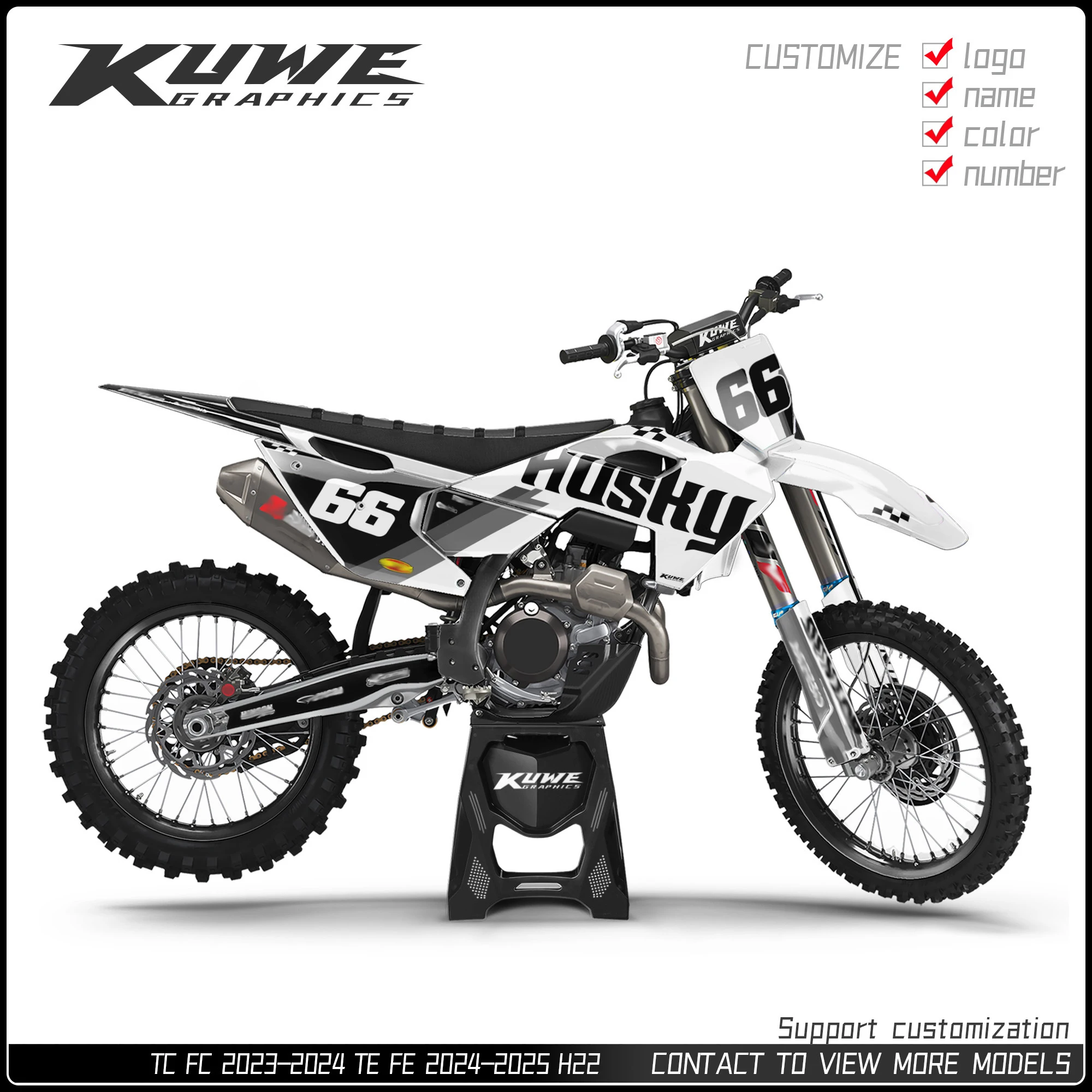 

Подходит для Husqvarna Tc Fc 2023 2024 Te Fe 2024 2025 комплект графических наклеек комплект наклеек