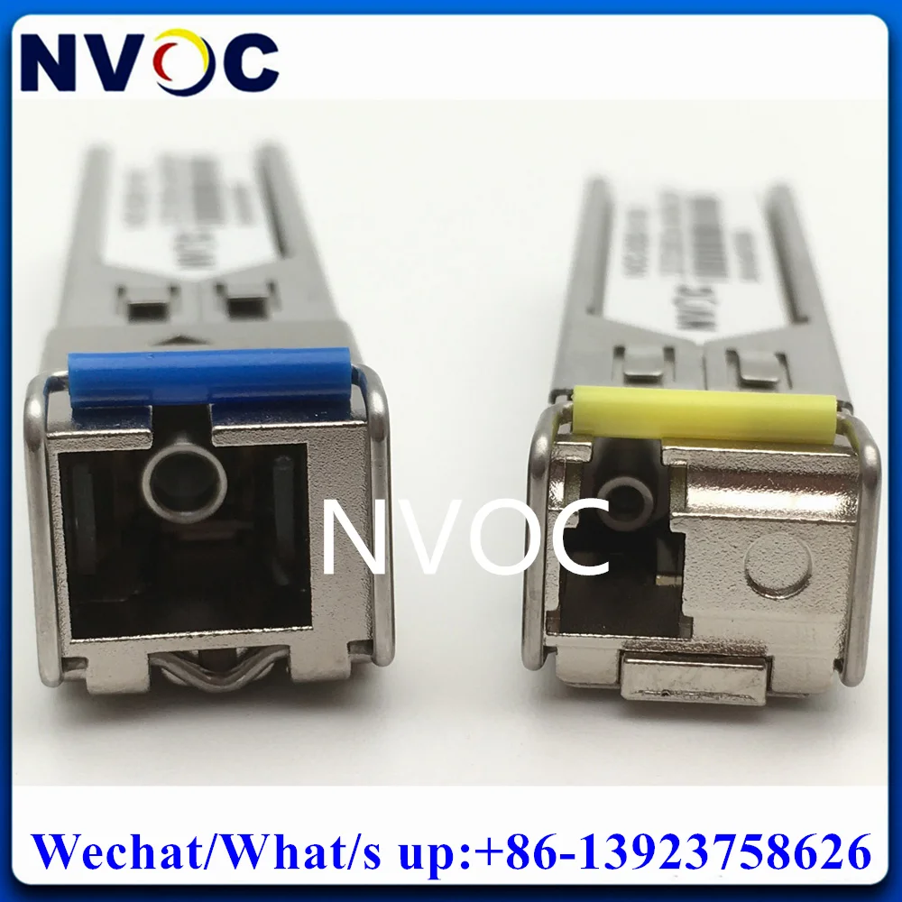 5Pairs 1.25G SFP Transceiver Singlemode Single Fiber 20km BiDi 1310nm/1550nm WDM 1G 20KM SFP LC SC Module For Optic Switch