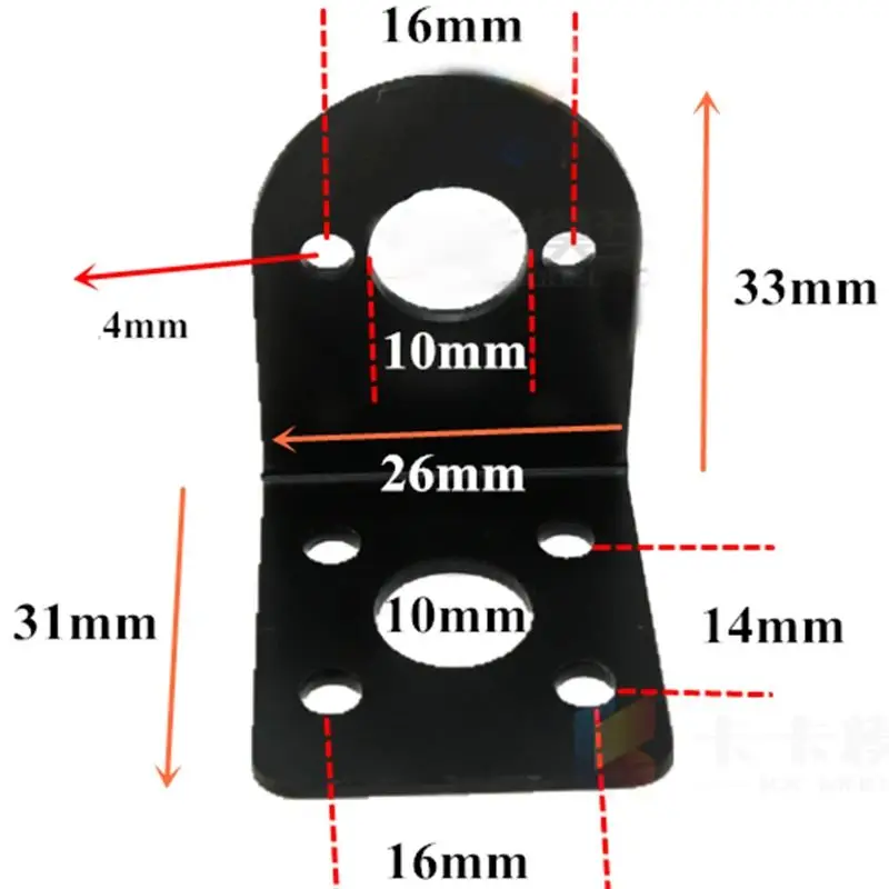 1PC high speed 12V~24V DC Motor Holder Stand Bracket Mount for Hand Mini Drill PCB Drilling fit 365 385 380 390 Motor 33*31*26mm