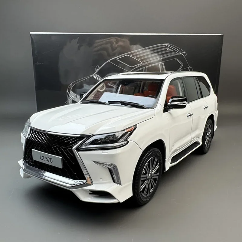 LCD 1:18 for LX570 off-road vehicle SUV alloy car model gift collection collector