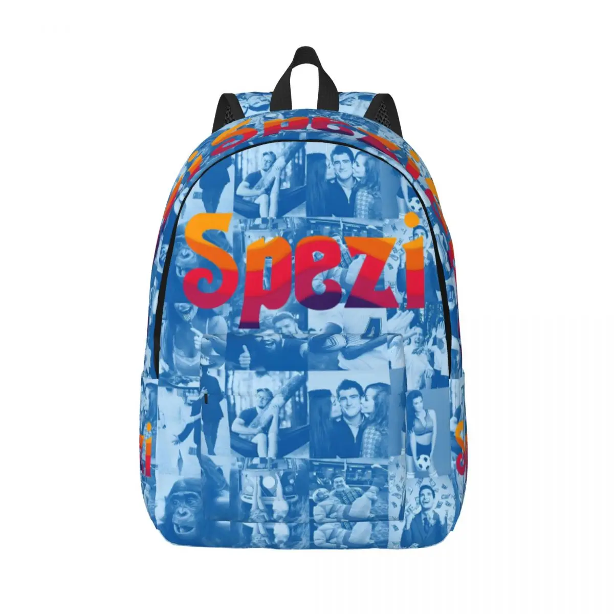 

Custom S-Spezies Orange Juice Munich Beer Canvas Backpack for Girls Boys School College Travel Bags Women Men Bookbag