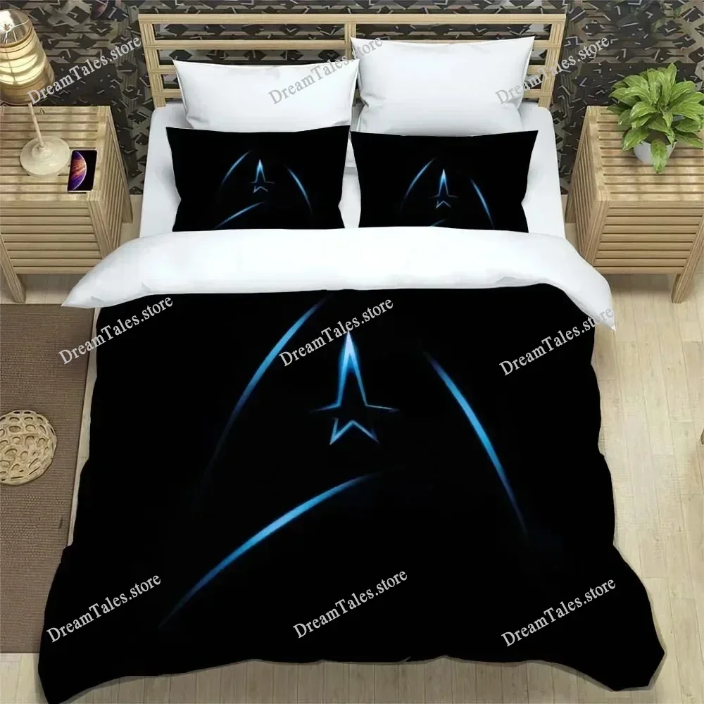 

Cartoon Star Trek Logo Duvet Cover Pillowcase Bedding Set Boys Girls Bedroom Decoration Children Gift Single Double King Size741