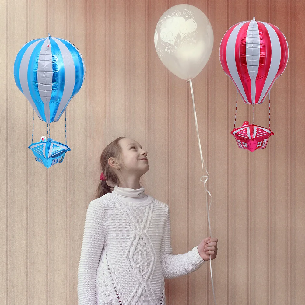 

Hot Air Balloon Aluminum Decoration Party Balloons Decorations Decorate Shaped Father