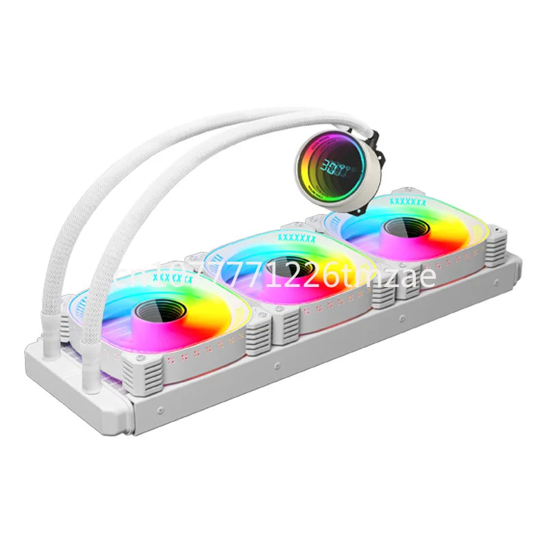 360 Digital Display Water-Cooled Radiator Computer Argb Temperature Display Lens Multi-Platform Integrated CPU Radiator