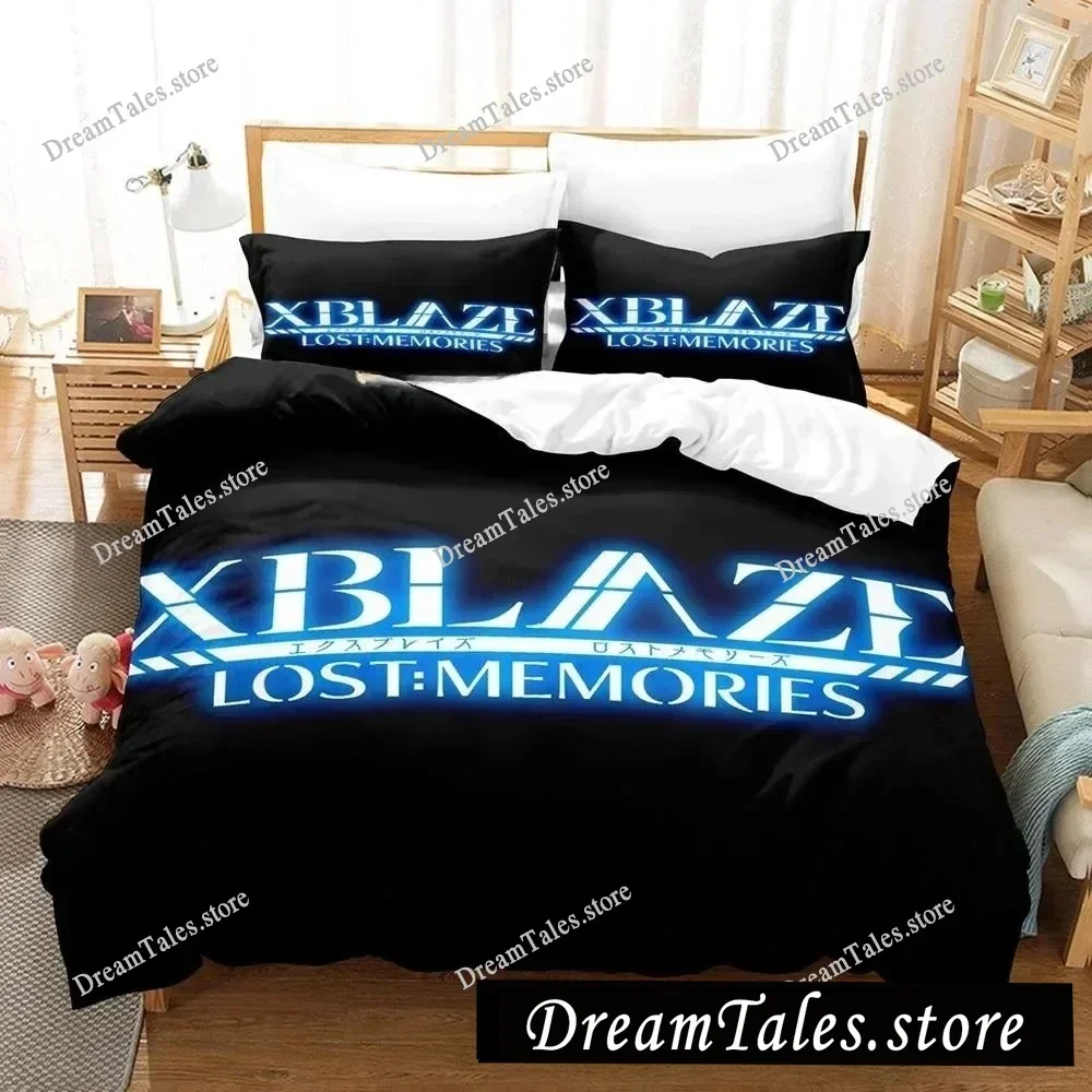 XBLAZE Lost Memories Bedding Set Single Twin Full Queen King Size Bed Set Adult Kid Bedroom Duvet Cover Sets 3d Anime Bed Sheet3