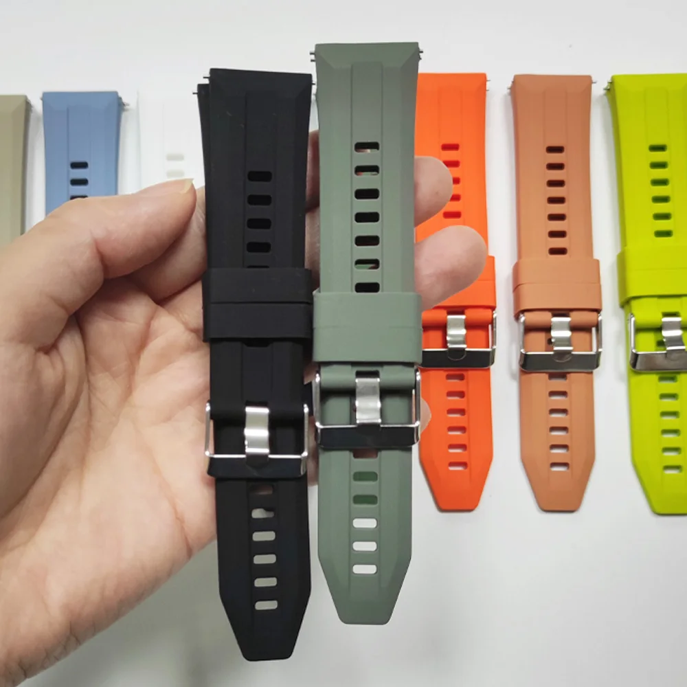 حزام ساعة من السيليكون لساعة CMF Pro 2 حزام رياضي قابل للتنفس لساعة Xiaomi Watch 2 Pro S4 S3 S2 S1 22 مللي متر حزام ساعة ذكية عالمي