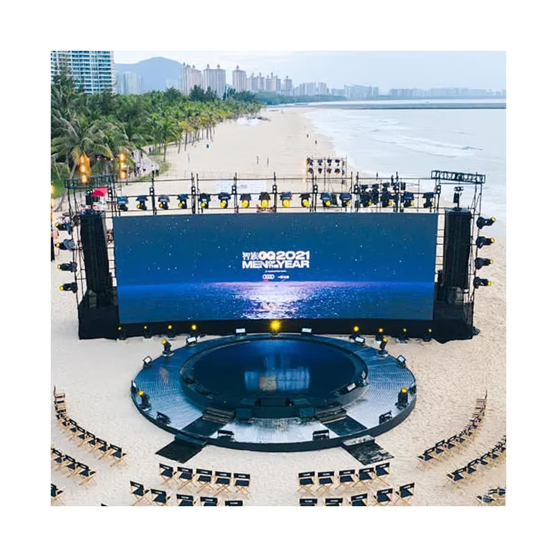 حار بيع شاشة LED خارجية P3.91 للأحداث والمرحلة #5