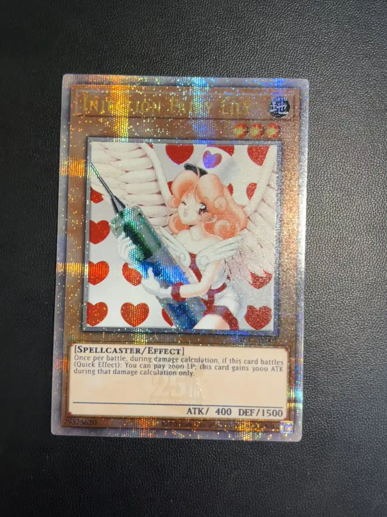

Yu-Gi-Oh! Challenger Cup 2024 Qualifiers prize card Lily 24CC-AE001 TCG QCSER DIY Customize Game Card (Not Original)