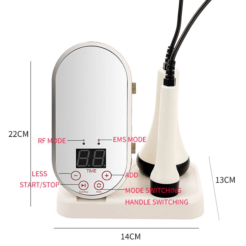 Pro radiofrequência 3/6 polar rf ems 2in1 máquina de beleza corpo aperto face lifting cuidados com a pele facial anti envelhecimento rugas