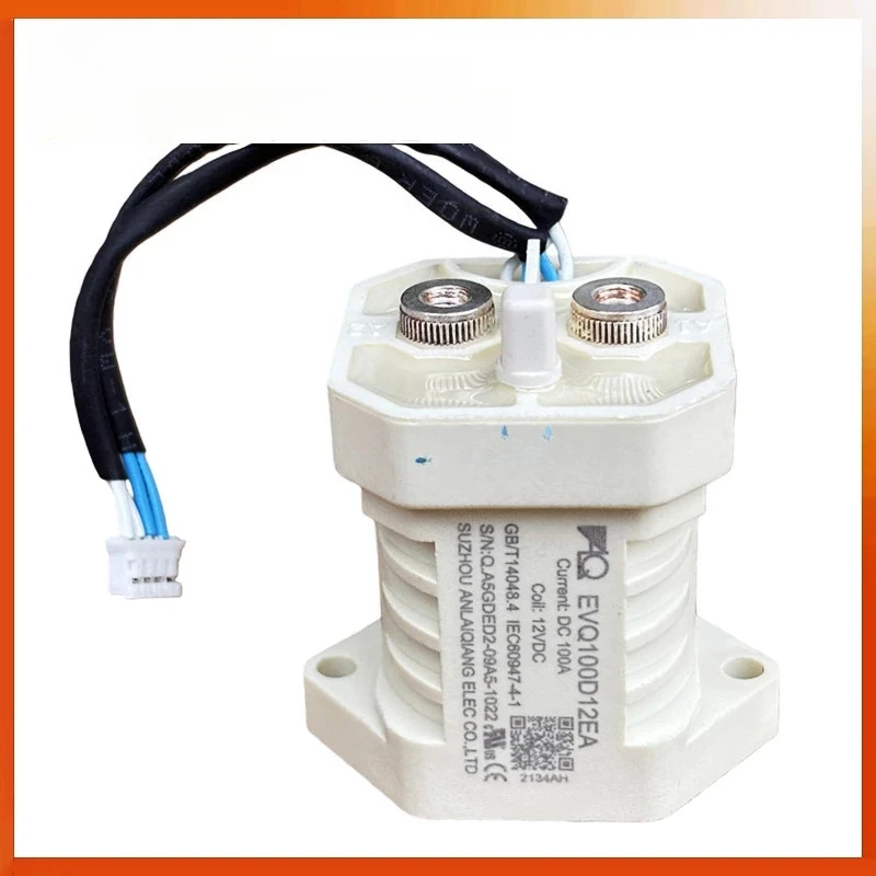 高電圧-dc-リレー-evq100d12ea-100a-12v-フィードバック接点コンタクタ付き-anlaiqiang-に適用