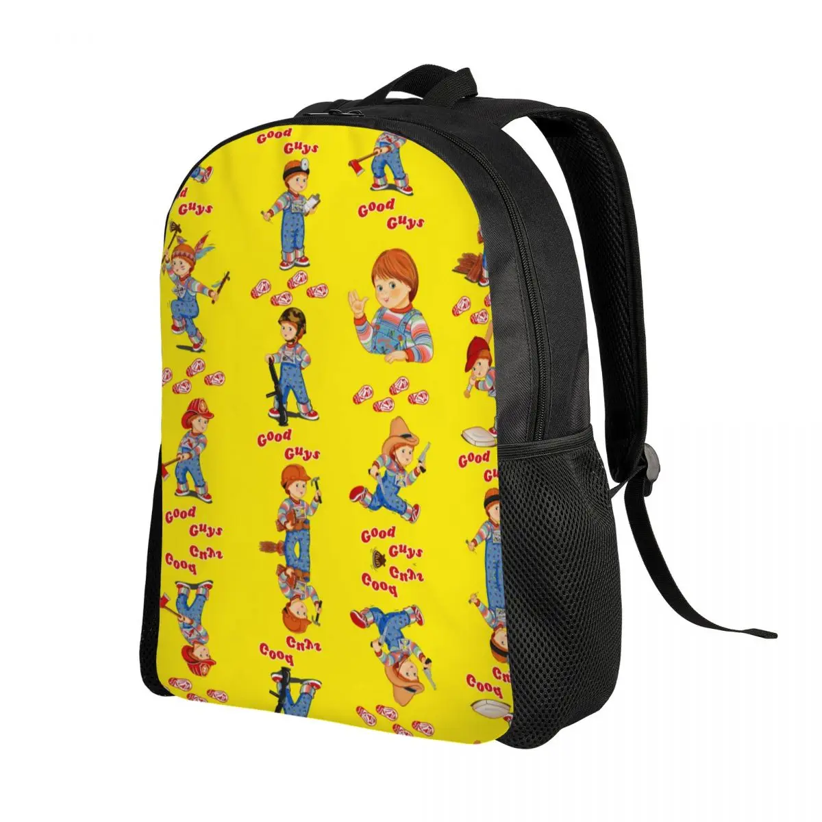 Mochilas personalizadas para hombres y mujeres, la Escuela Universitaria de moda para bolsa de libros, bolsas de juegos para niños, mochilas Chucky