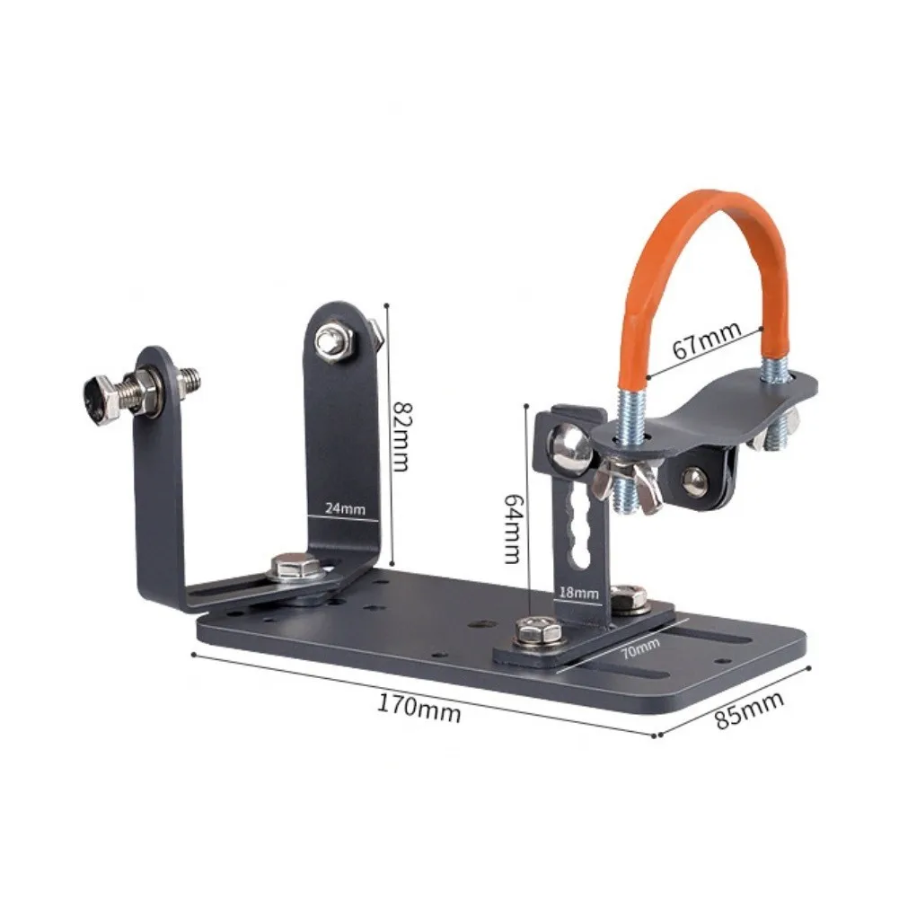 Stable Grinding Base Angle Grinder Stand Robust Metal Base Dual-bolt Locking Non-slip Handle For Versatile Expansion