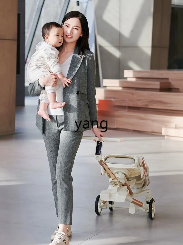 CX Baby Walking Tool Lightweight Two-Way Baby Stroller One-Click Folding Installation-Free Children Baby Stroller