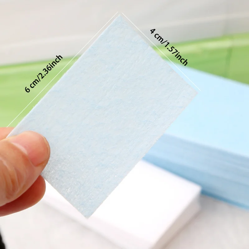 200Pcs/600Pcs네일 폴리쉬 리무버 코튼 패드; 매니큐어 리무버 면 패드; 매니큐어 리무버 청소 면 패드