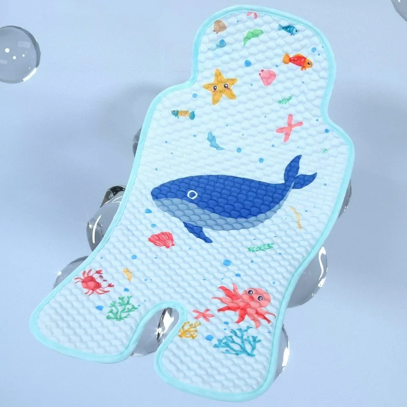 NEW for Pram Breathable Padded Stroller Cooling Mat Cooling Cushion Liners EST Car Seat Cooler Pad for Babies Baby Cooling Mat