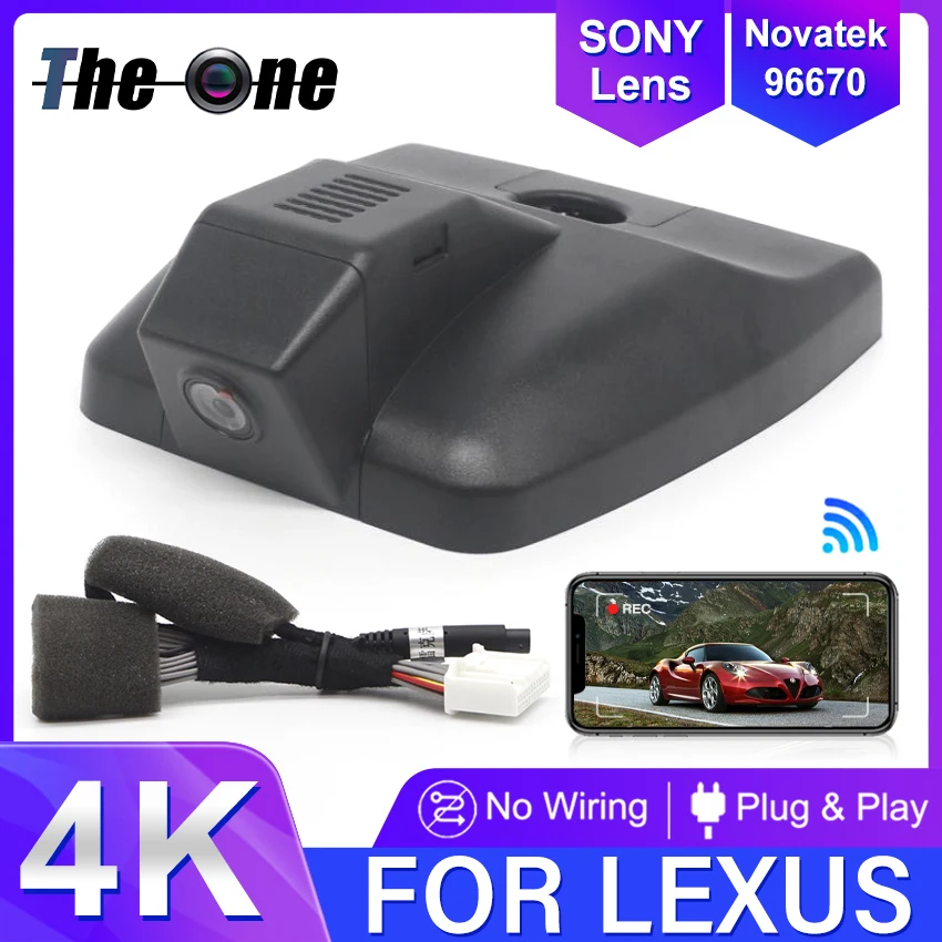 Car DVR For Lexus NX NX300 NX300h NX200 2018 2019 2020 2021 Dash Cam 4K UHD OEM Style Car Camera Auto Parts