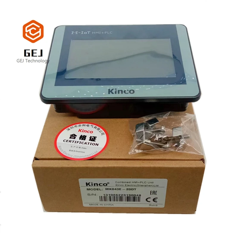 Kinco 4.3 Polegadas Automação HMI MT043 MT043E MK043E-20DT MK043E-27DT Série 480*272 Resolução Touch Screen