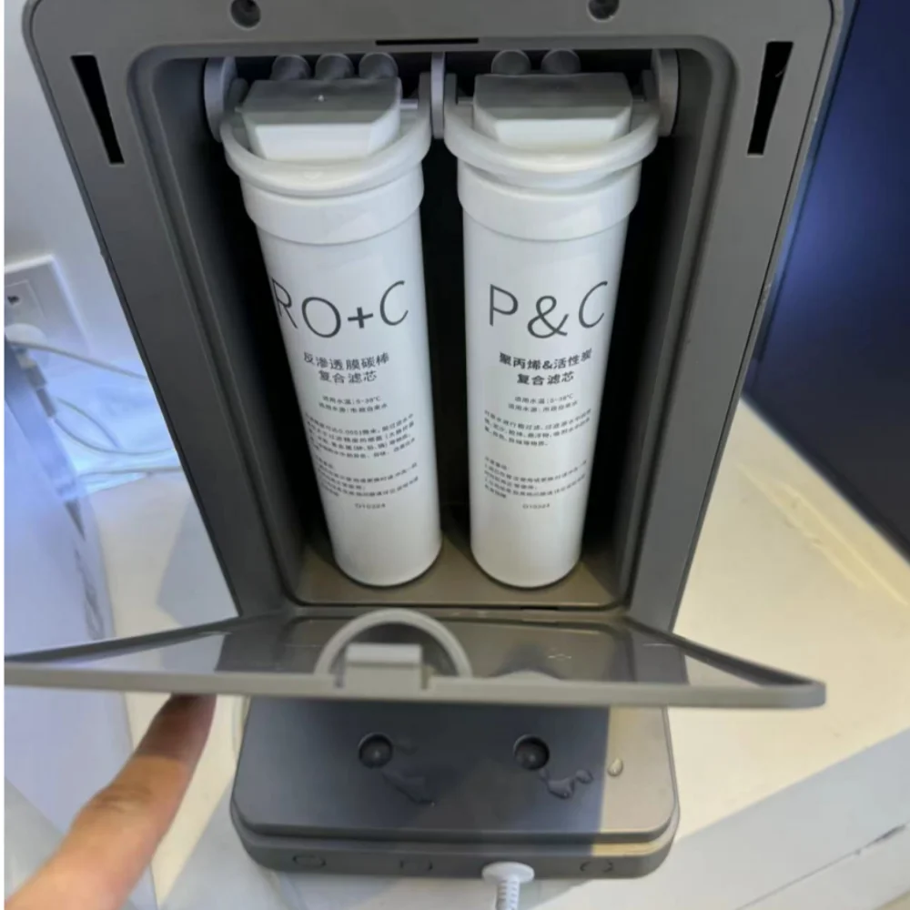 Easy Installation Water Purifier Dispenser with Reverse Osmosis Water Filter System Desktop Hot Cold for Home Office