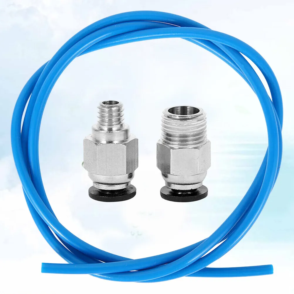 

6Pcs Ptfe Bowden Tube Connector Set High Heat Resistance Self Lubricating Pneumatic Fitting 3D Printer Extruder Guide Tubing