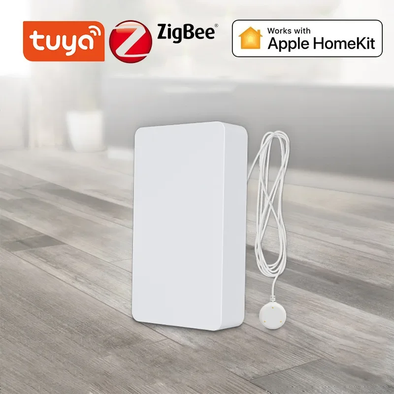Tuya ZigBee Smart Home Water Sensor Leak Detector Flood Water Leakage Alarm Works with Homekit and Tuya Zigbee Hub