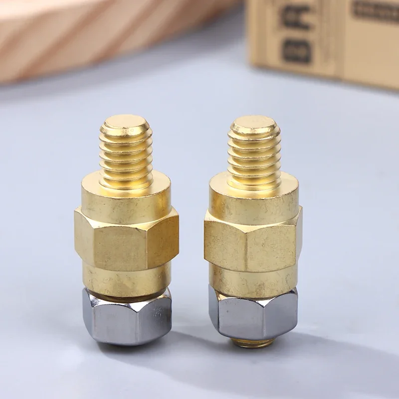 

2 шт., клемма для аккумуляторной батареи с боковой стойкой, 3/8 16 болтов, латунный адаптер для боковой стойки аккумуляторной батареи, стандартные винты-удлинители шпильки для аккумуляторной стойки