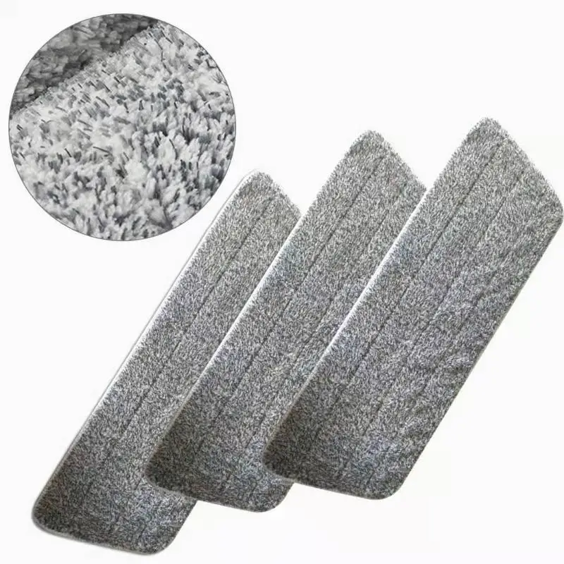 4/8pcs Microfiber Mop Pad Washable Reusable Soft High Water Absorption Replacement Mop Head For Spray Mop Dust Mop Household