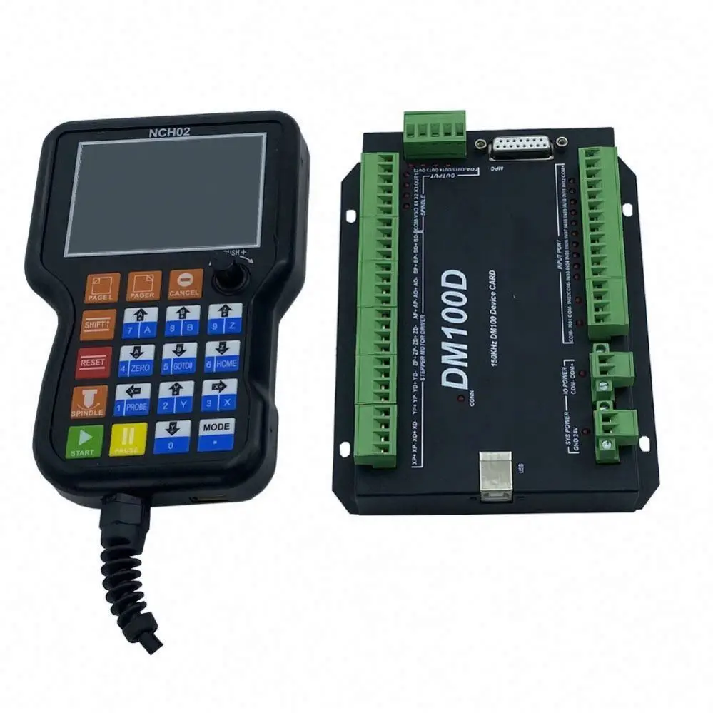 Tebak NCH 02 DM 100 D CNC Handle Motion Controller - Three-axis, Four-axis, Five-axis, Engraving Machine Motion Control System