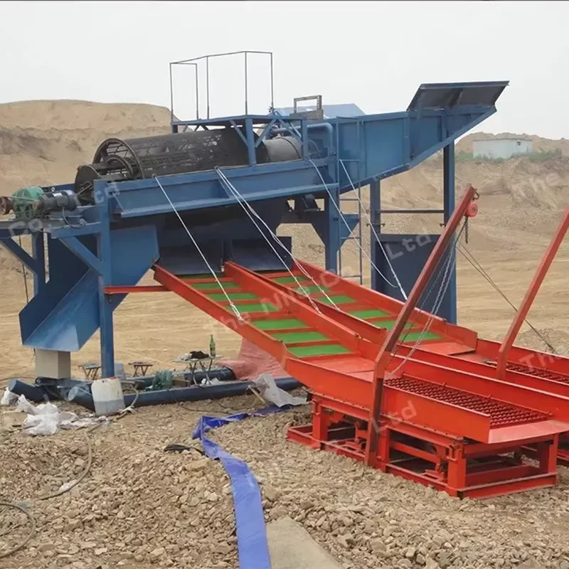 2026 CE Hot Sales Small Scale Gold Dust Washing Machine Gold Wash Plant Small Mobile Gold Mining