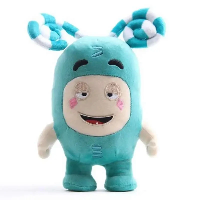 8pcs/Lot Oddbods Cartoon 18CM Fuse Jeff Newt Odd ZEE Bods Stuffed Plush Toy Doll For Gifts PP Cotton Home Decoration