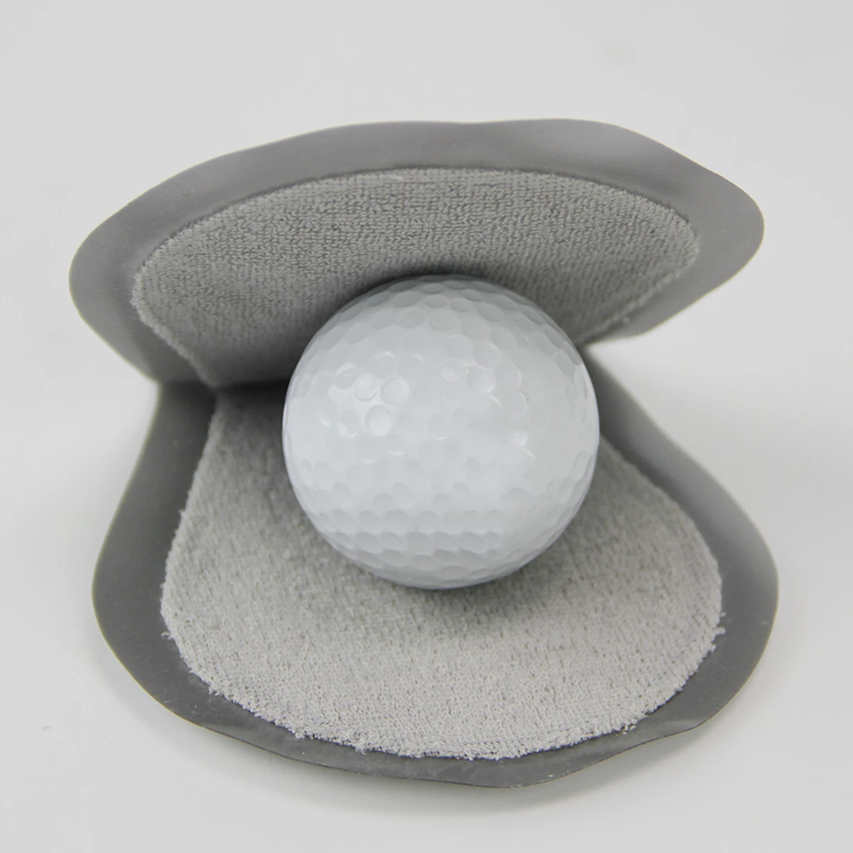 

2pcs Golf Ball Cleaner Pocket Premium Pu Cloth Mini Size Lightweight Durable Ball Washer For Portable Outdoor Use