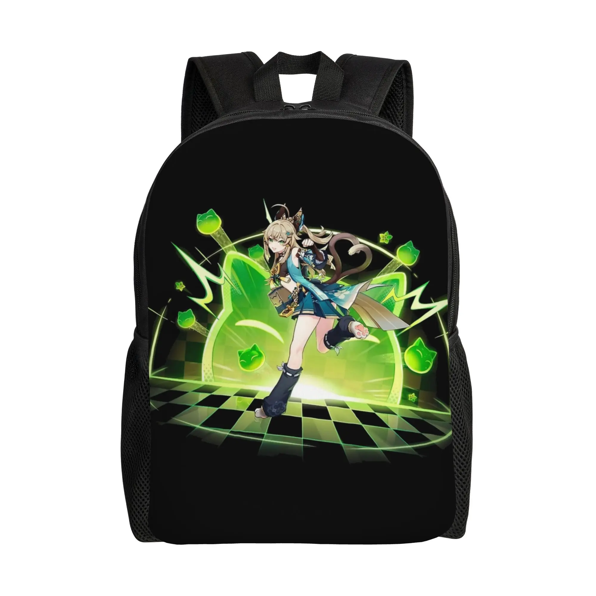 

Классический рюкзак Genshin Impact Kirara Wish Gacha, подарочный деловой рюкзак в стиле Splash Art, дневной рюкзак для мужчин и женщин, сумка через плечо для ноутбука