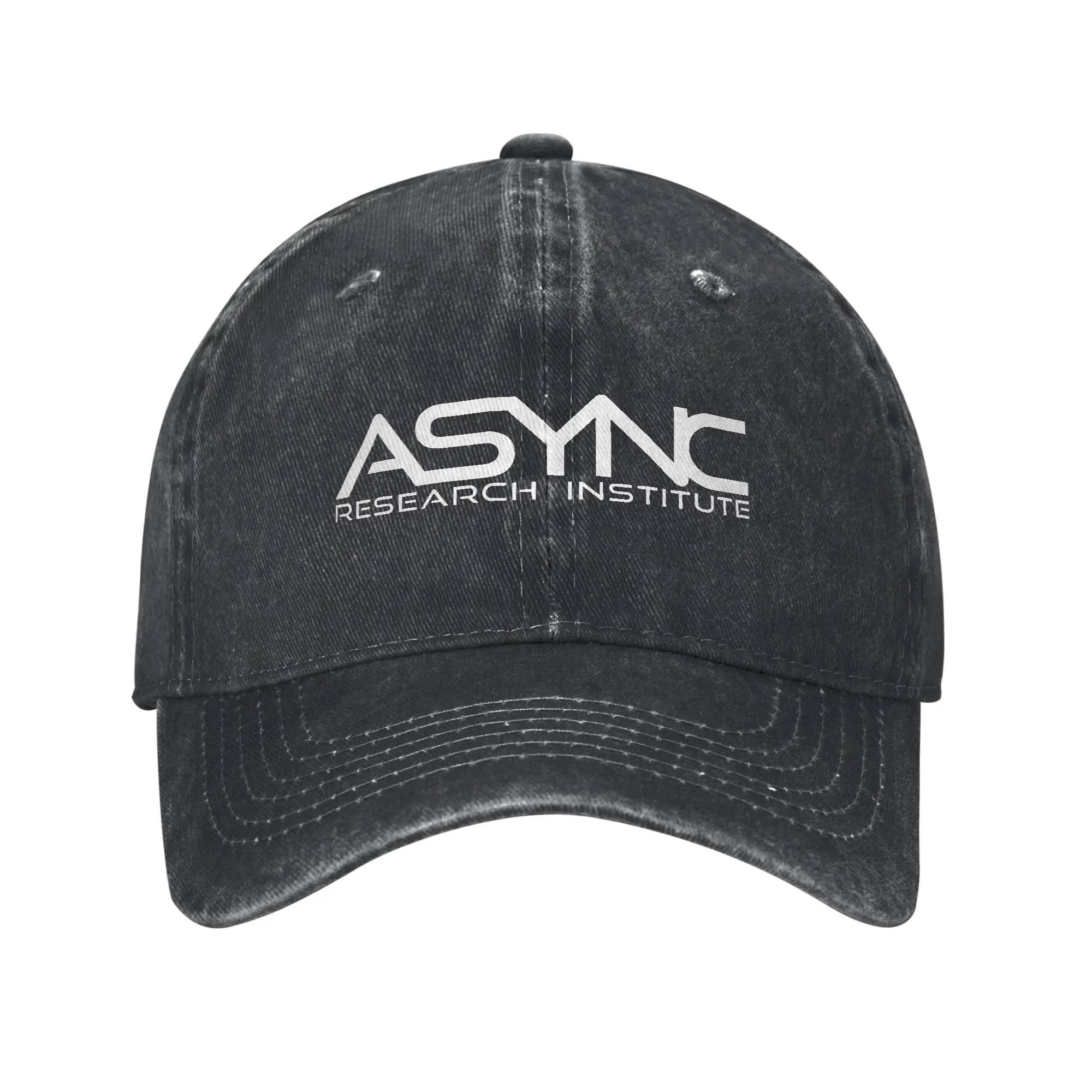 Unisex Backrooms ASYNC Sign 2026 Horror Movie Printed Hat Vintage Distressed Cotton  Baseball Cap Adjustable