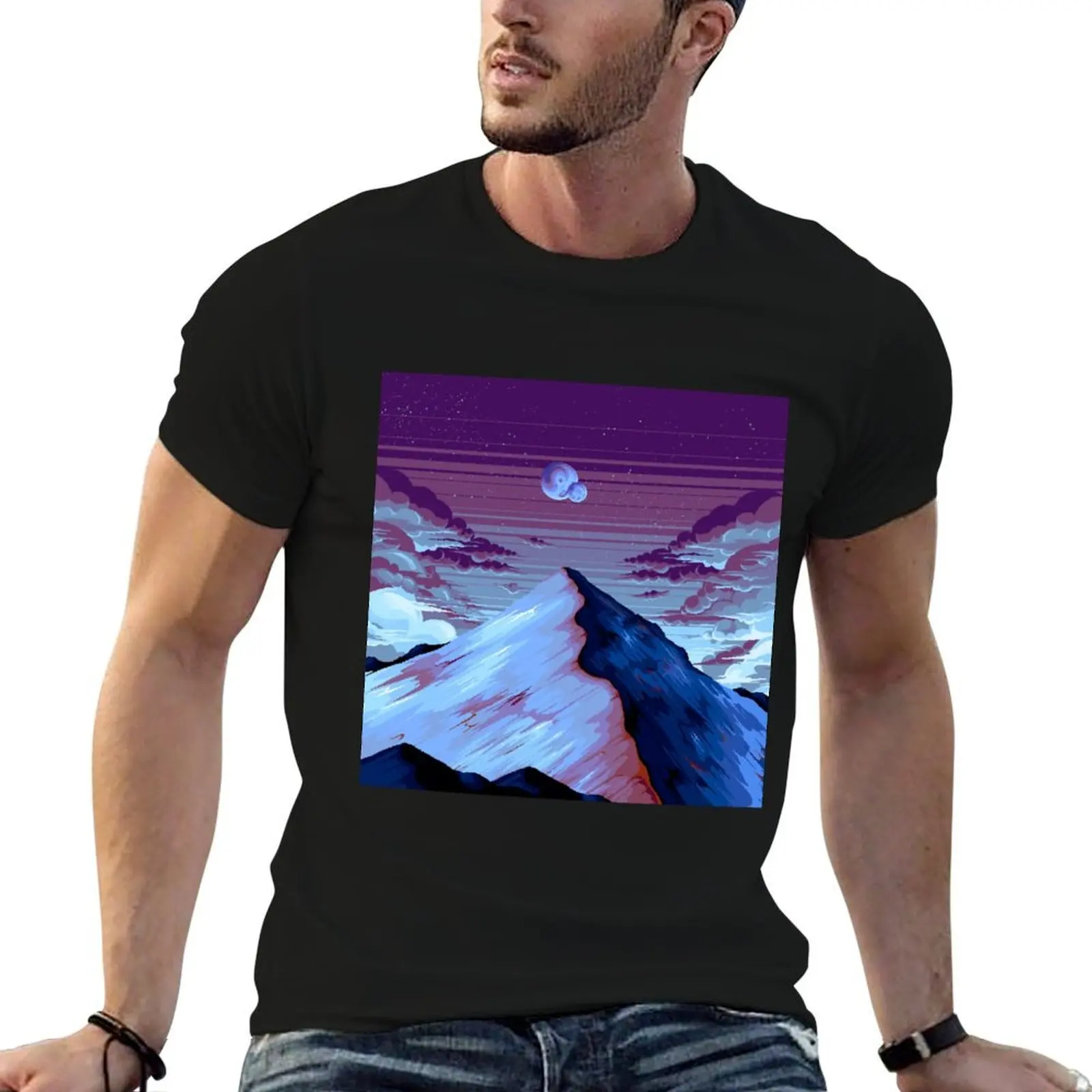 

Mountain T-Shirt funny t shirts dark humor man t shirts for men t shirt man cotton T-shirt