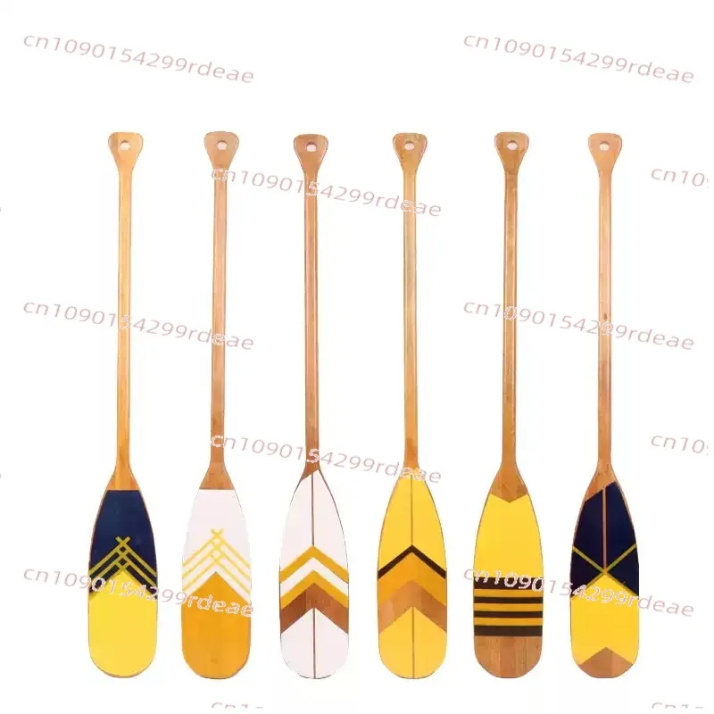 120cm Vintage Style decoration wooden rowing boat oars canoe paddle